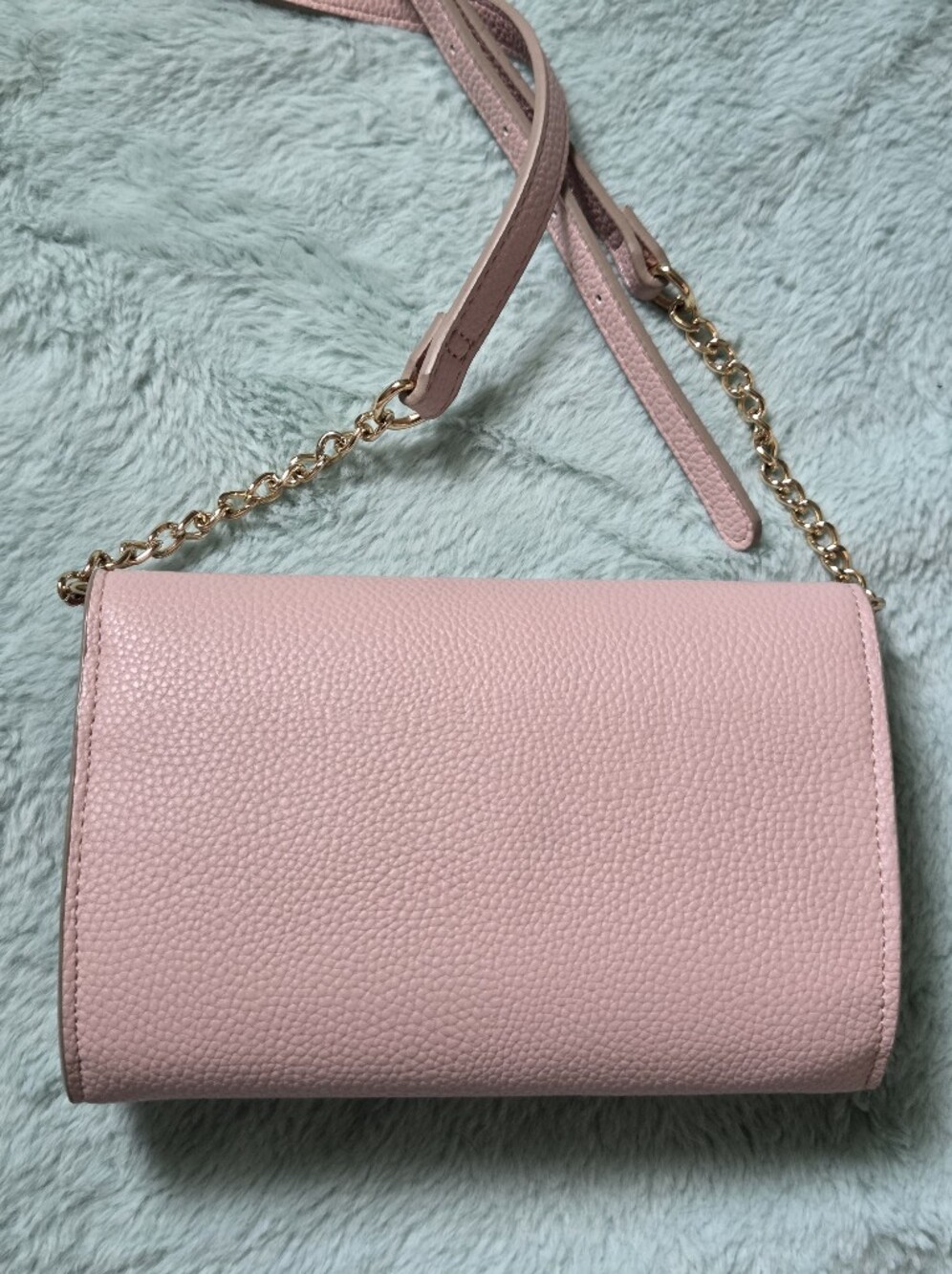 Nanette Lepore Ruthie Scallop Flap Wallet On A Chain in pink - Picture 6 of 9